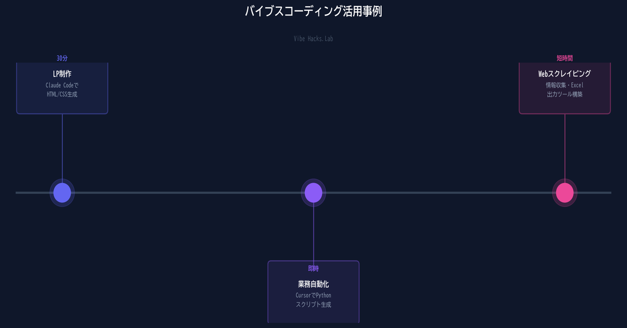 実際にバイブスコーディングで作ったもの【実例3選】