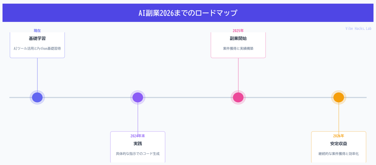 AI副業2026までのロードマップ