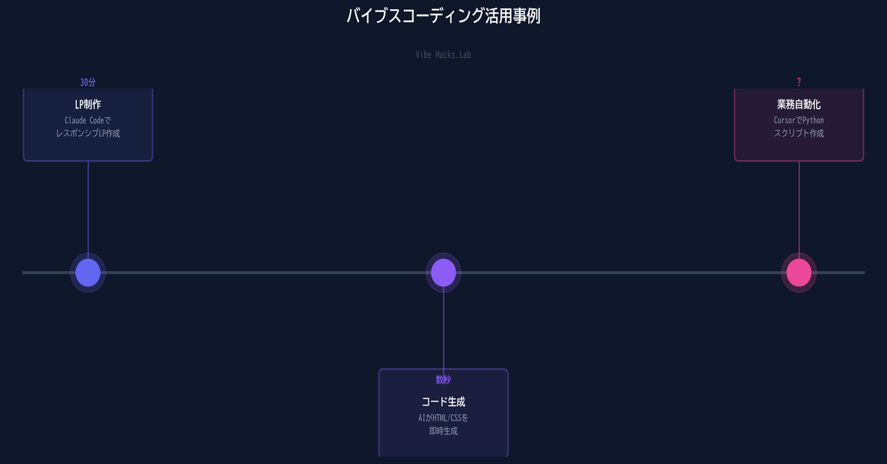 バイブスコーディング活用事例