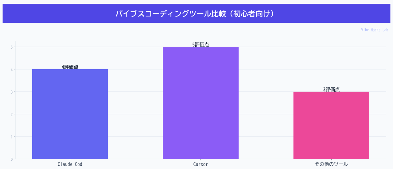 バイブスコーディングツール比較（初心者向け）