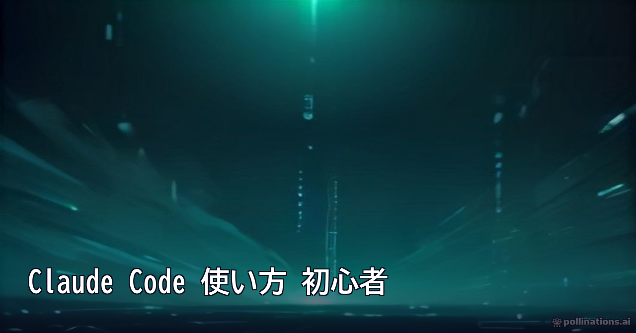 Claude Code 使い方 初心者向け：バイブスコーディング入門と実践ガイド のイメージ