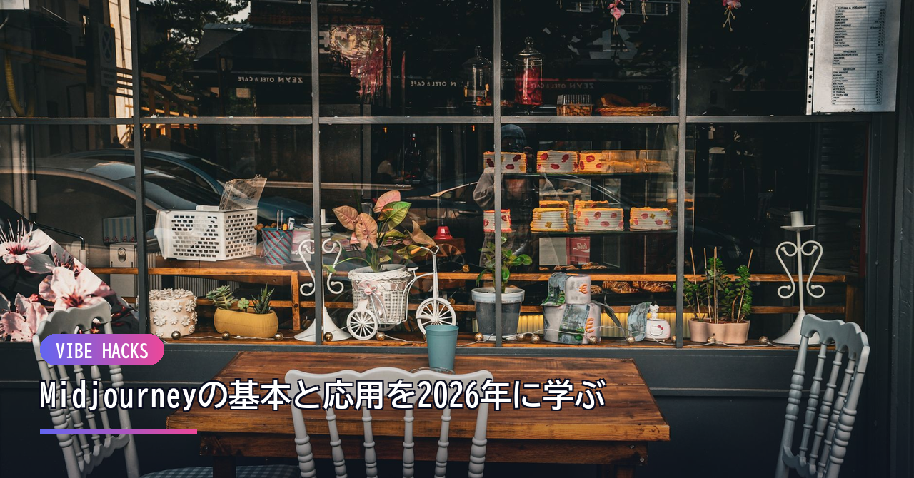 Midjourneyの基本と応用を2026年に学ぶ｜日本語で使いこなす最新ガイド のイメージ