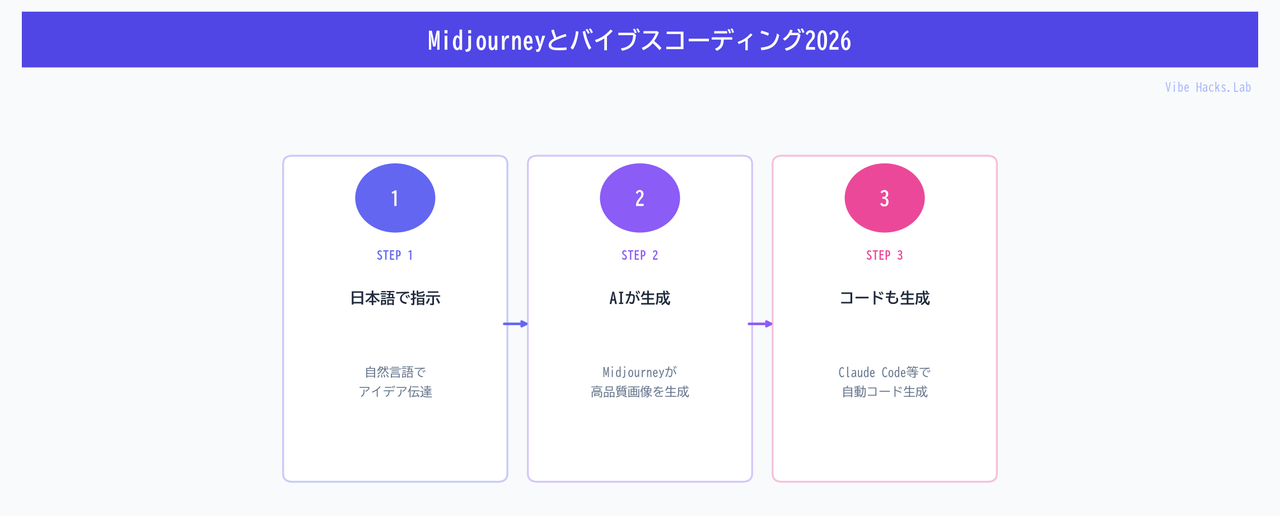 Midjourneyとバイブスコーディング2026