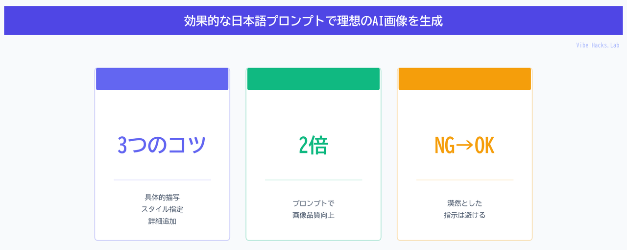 効果的な日本語プロンプトで理想のAI画像を生成